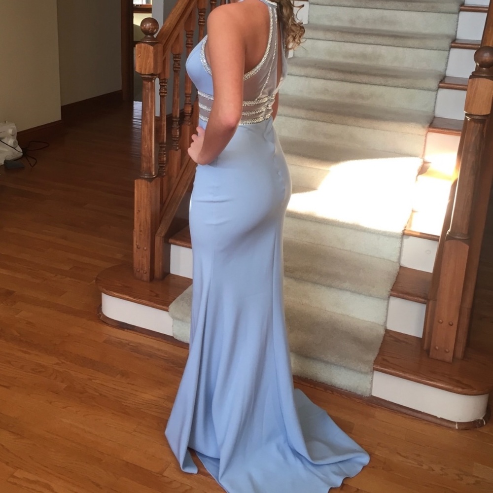 Size 4 Periwinkle Prom Dress
